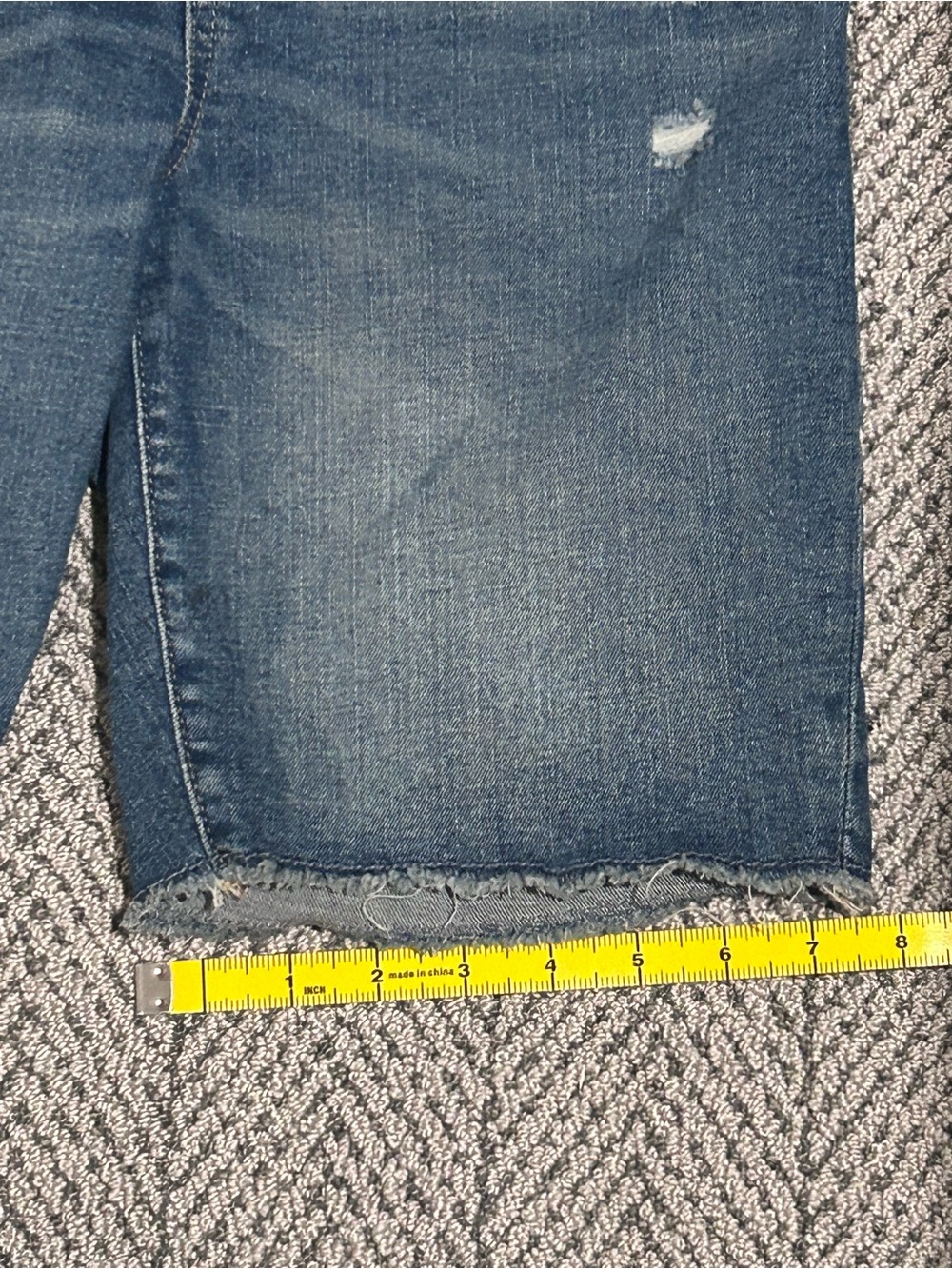 Old Navy Boys XL 14-16 Slim Built-In Tough Distressed Denim Pull-On Shorts NWT - Picture 8 of 8